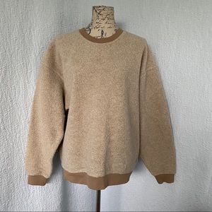 Outdoor Voices Mega Fleece  Oatmeal Pullover